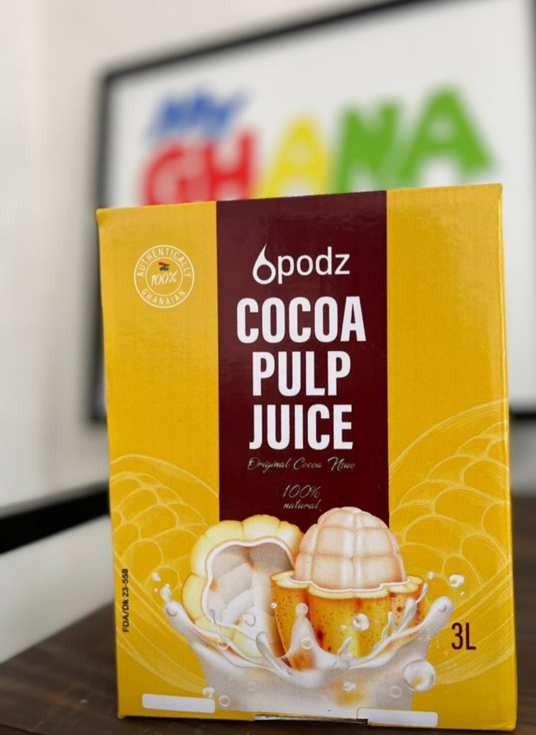 Cocoa pulp juice